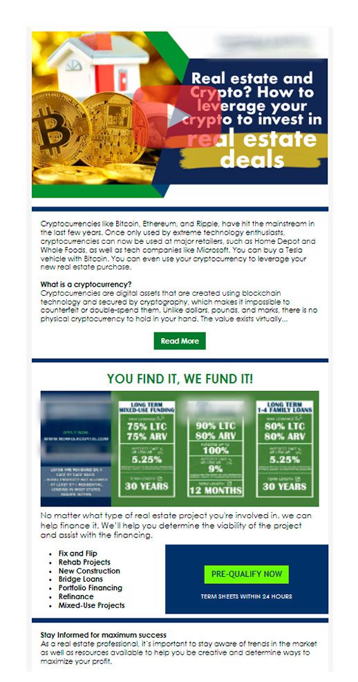 Financial Services Email Newsletters