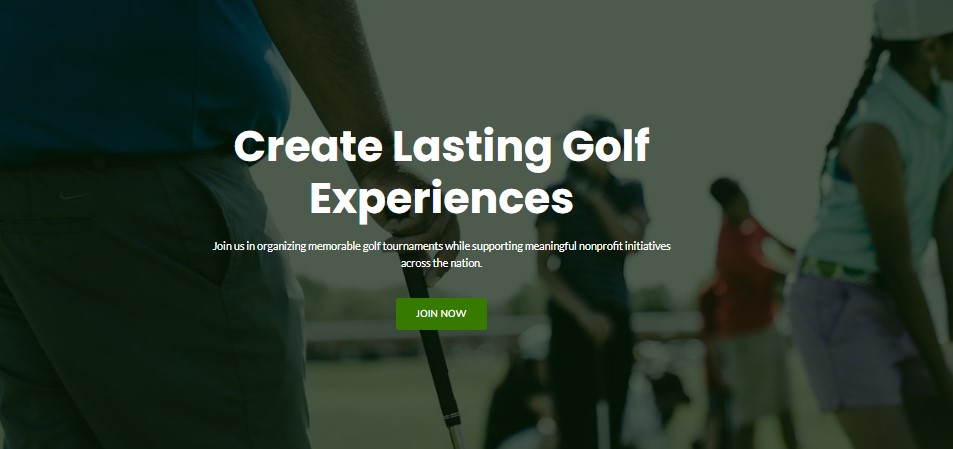 Website Design: Golf Course