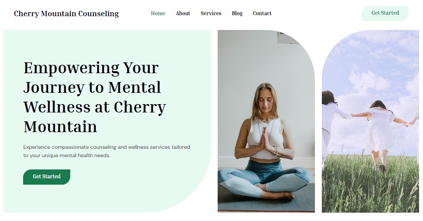 Website Design: Health and Counseling Practice