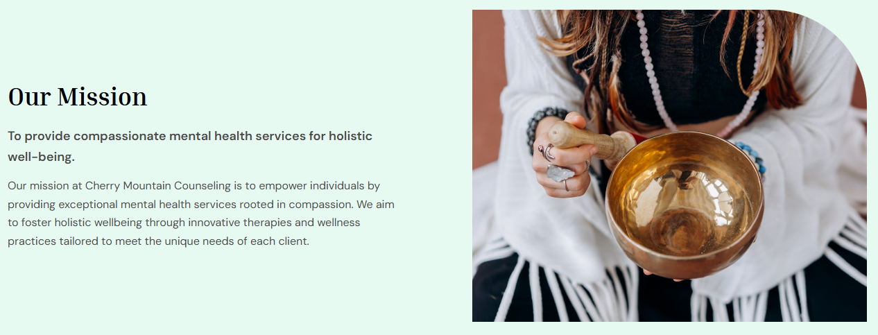 Website Design: Health and Counseling Practice