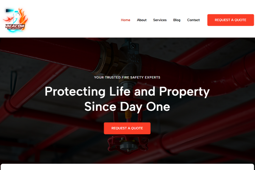 Website Design: Property Damage Restoration Firm