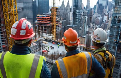 Website design case study for concrete project management services homepage