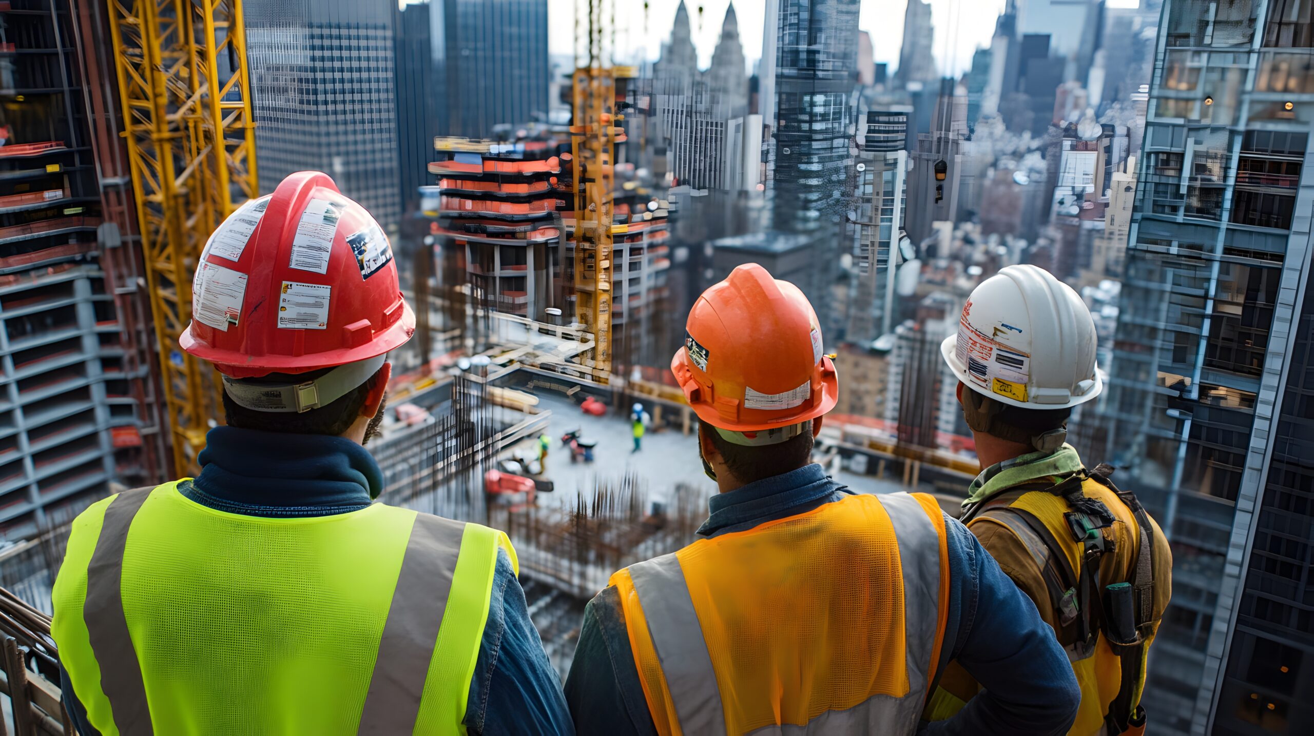 Website design case study for concrete project management services homepage