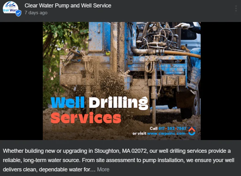 Google Business Profile Strategy for Well Drilling & Water Filtration -Results