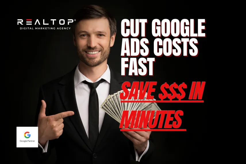Business owner analyzing Google Ads dashboard to reduce wasted ad spend and improve ROI