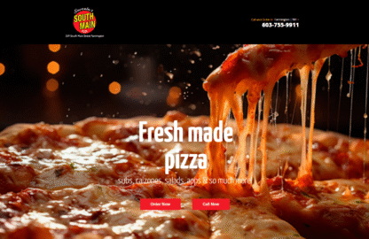 Food & Beverage Website Design