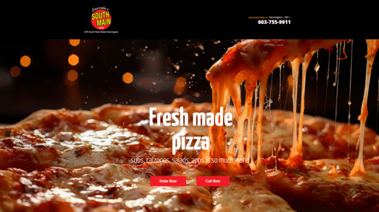 Food & Beverage Website Design